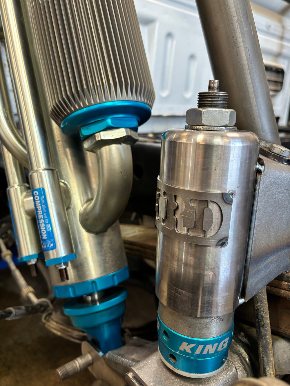 HRD 2.5x2.5 Billet Bump Stop Cans