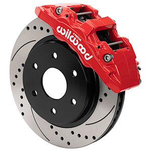 wilwood aero6 front brake kit red